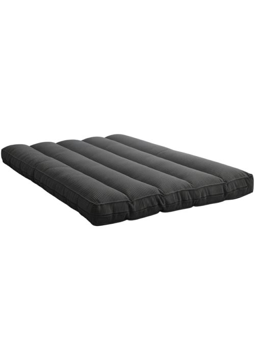 Futon déhoussable 2 places en velours côtelé BANANAIR 140x190 cm - Kiabi