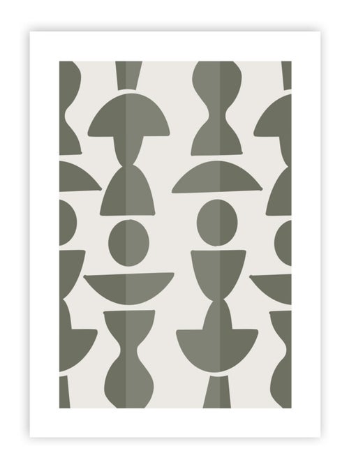 Future Home - Affiche papier imprimé abstrait sans cadre - Kiabi