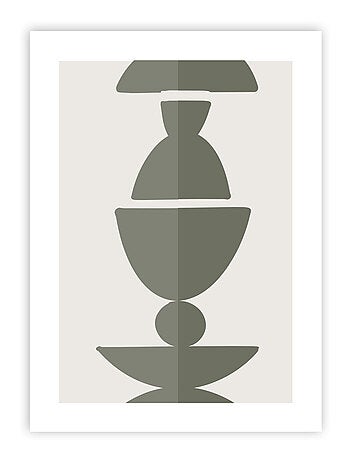 Future Home - Affiche papier imprimé abstrait sans cadre