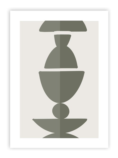 Future Home - Affiche papier imprimé abstrait sans cadre - Kiabi