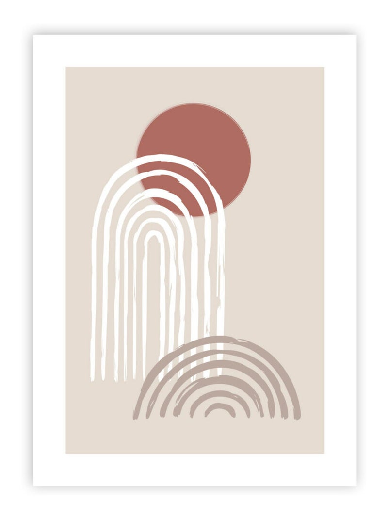 Future Home - Affiche papier imprimé arche sans cadre Beige - Kiabi
