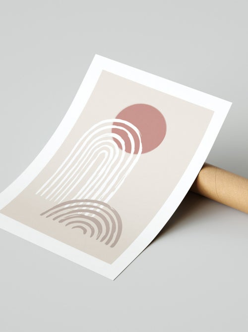 Future Home - Affiche papier imprimé arche sans cadre - Kiabi