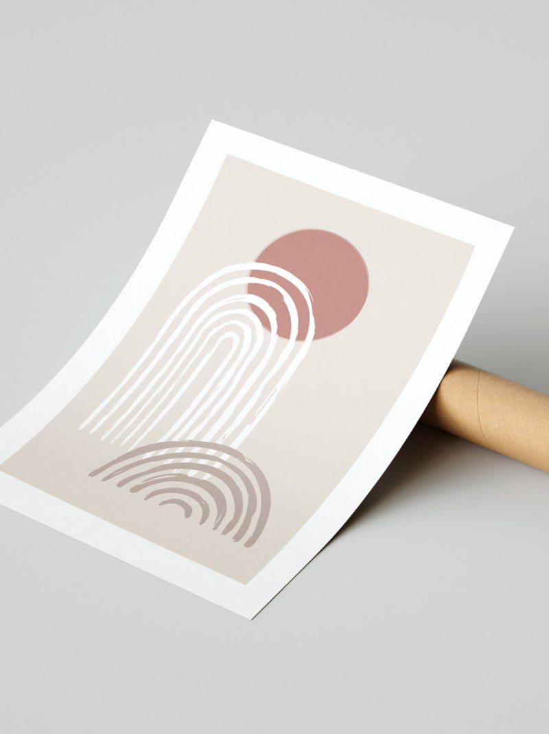 Future Home - Affiche papier imprimé arche sans cadre Beige - Kiabi