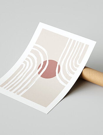 Future Home - Affiche papier imprimé arche sans cadre