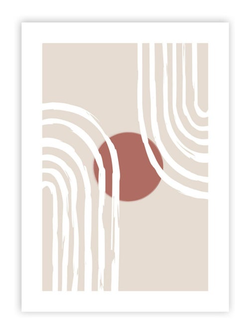 Future Home - Affiche papier imprimé arche sans cadre - Kiabi
