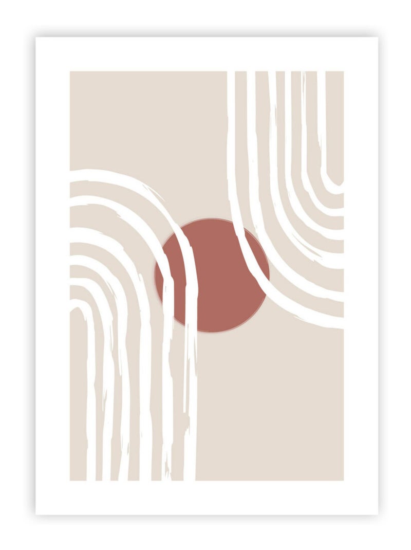 Future Home - Affiche papier imprimé arche sans cadre Beige - Kiabi