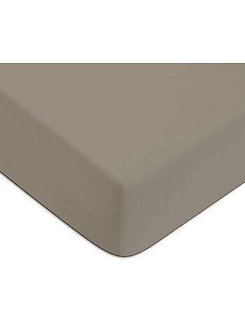 Future home - drap housse en coton 57 fils uni bonnet 25cm
