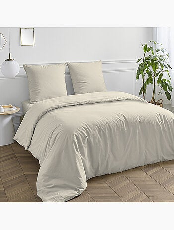 Future Home - Drap housse en coton 57 fils uni bonnet 25cm