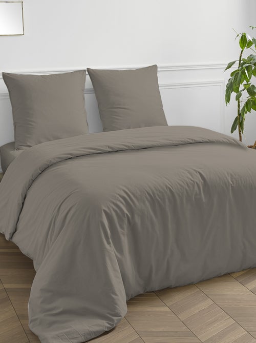 Future Home - Drap housse en coton 57 fils uni bonnet 25cm - Kiabi