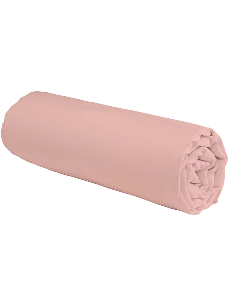 Future Home - Drap housse en coton 57 fils uni bonnet 25cm Rose fushia - Kiabi