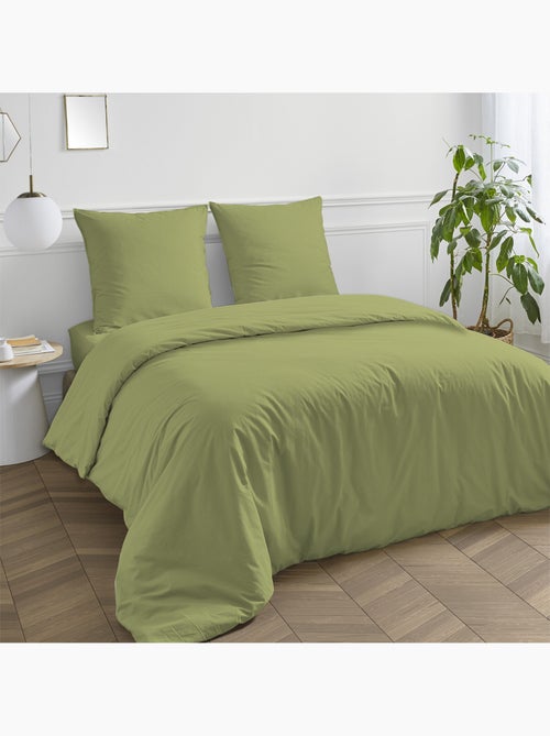 Future Home - Drap housse en coton 57 fils uni bonnet 25cm - Kiabi