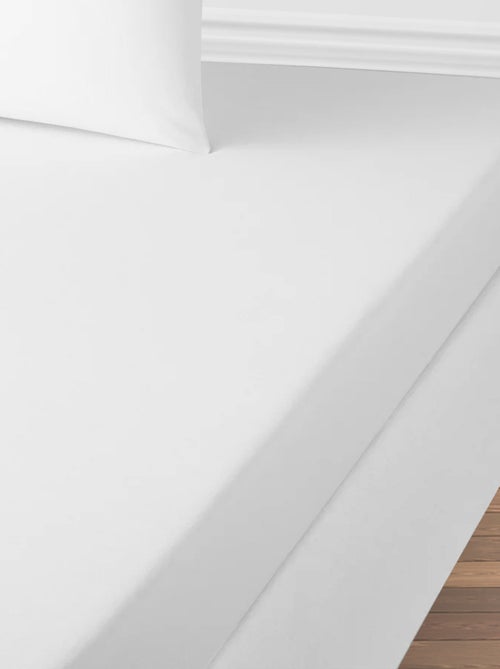 Future Home - Drap housse uni en coton 57 fils - Kiabi