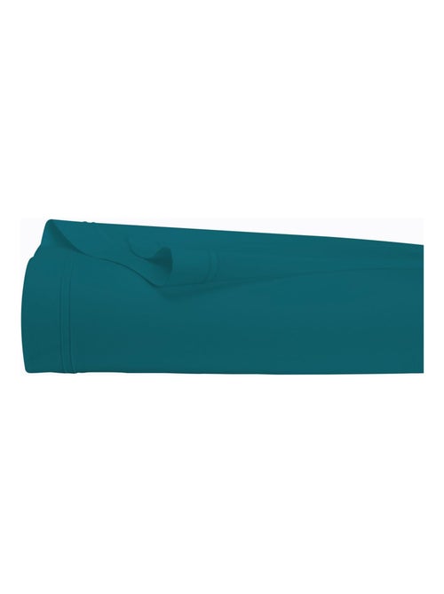 Future Home - Drap plat en coton 57 fils uni bleu pétrole - Kiabi