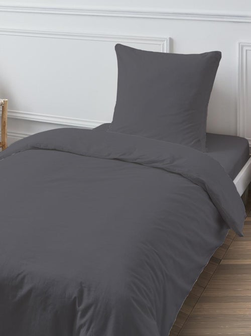 Future Home - Housse de couette en coton 57 fils unie - Kiabi Future Home - Housse de couette en coton 57 fils unie - Kiabi