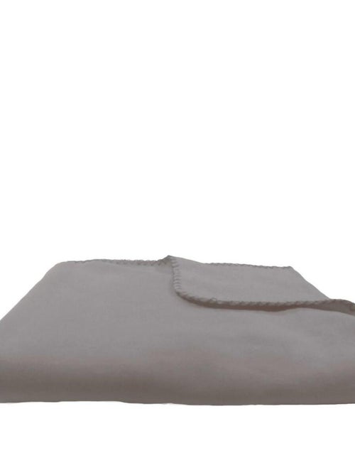 Future Home - Lot 2 plaids gris et rouge polyester 130x150cm - Kiabi