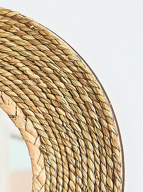 Future Home - Lot 3 miroirs en jonc de mer 25cm FSC - Kiabi