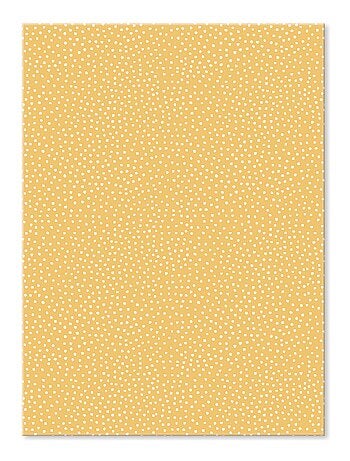 Future Home - Lot de 2 torchons coton blanc et jaune 50x70cm