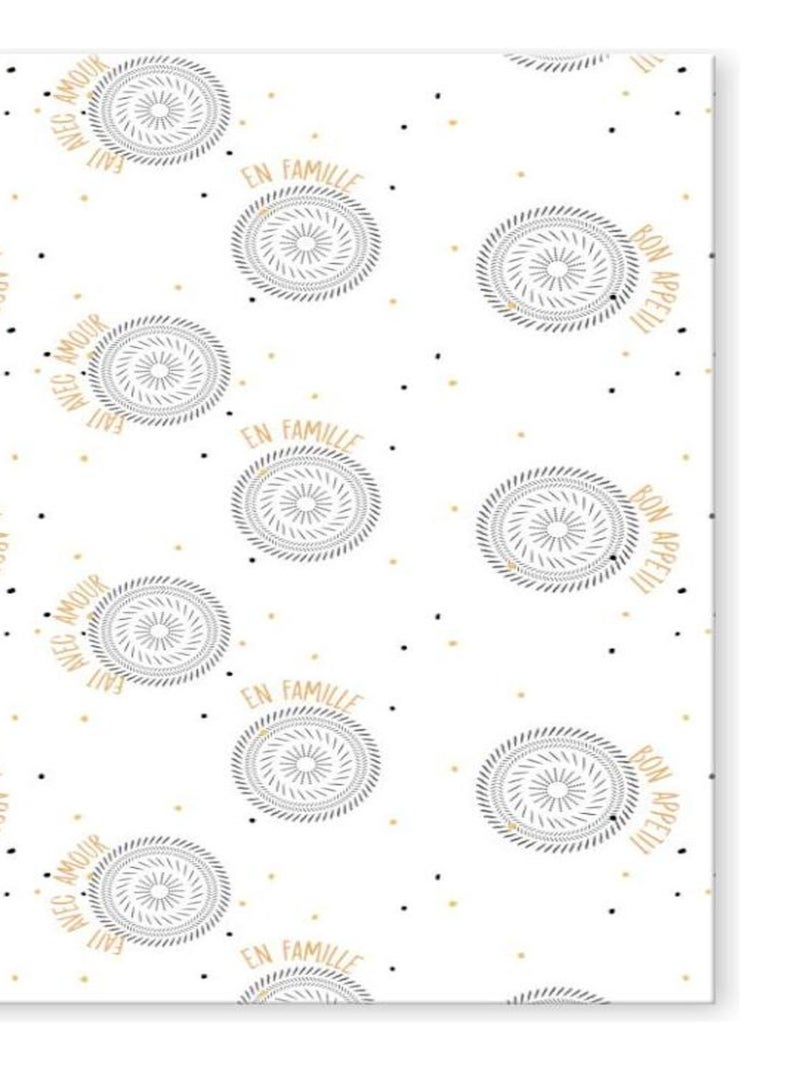 Future Home - Lot de 2 torchons coton blanc et jaune 50x70cm Multicolore - Kiabi