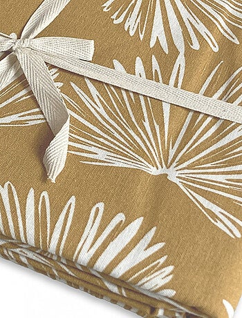 Future Home - Lot nappe rectangle + 4 serviettes de table déperlante champêtre