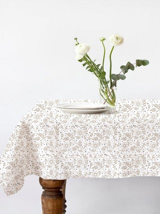 Future Home - Nappe carrée anti-taches déperlante floral