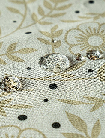 Future Home - Nappe rectangle anti-taches déperlante floral