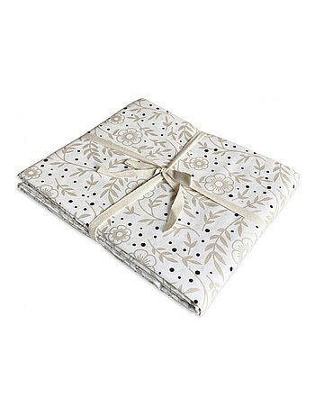 Future Home - Nappe rectangle anti-taches déperlante floral