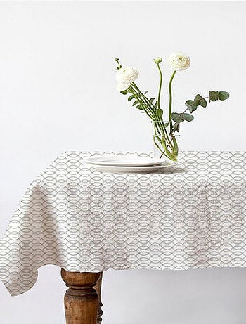 Future Home - Nappe rectangle anti-taches déperlante géométrique