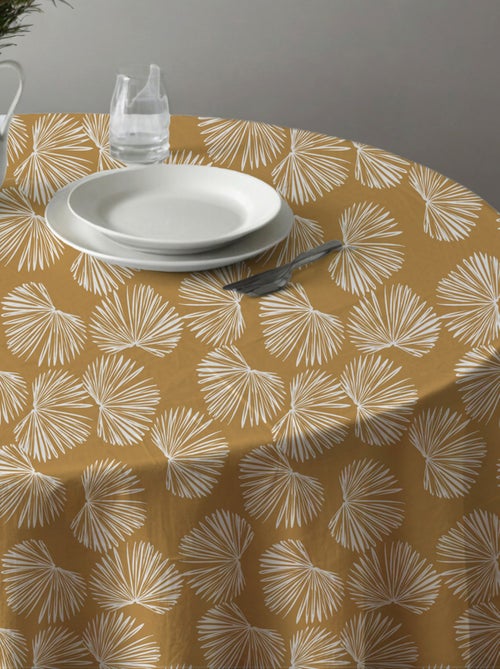 Future Home - Nappe ronde anti-taches déperlante champêtre - Kiabi