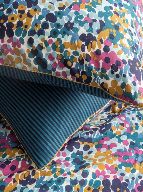 Future Home - Parure de lit 2 personnes abstrait à rayures réversible - Kiabi