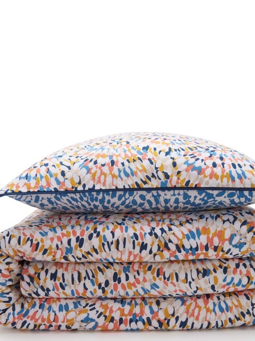 Future Home - Parure de lit 2 personnes colorée réversible - Kiabi Future Home - Parure de lit 2 personnes colorée réversible - Kiabi