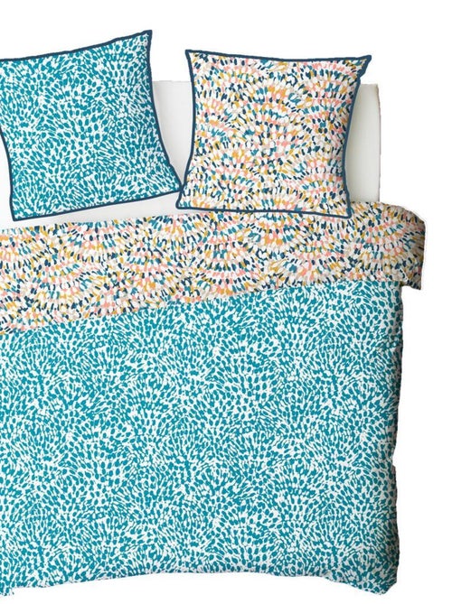 Future Home - Parure de lit 2 personnes colorée réversible - Kiabi Future Home - Parure de lit 2 personnes colorée réversible - Kiabi