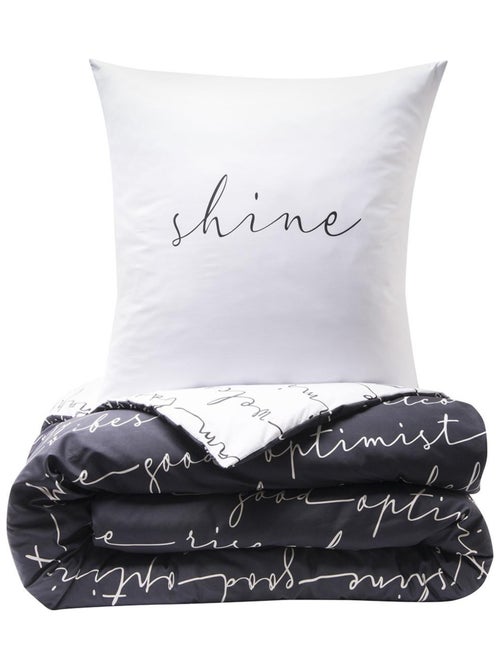 Future Home - Parure de lit 2 personnes en microfibre - Kiabi