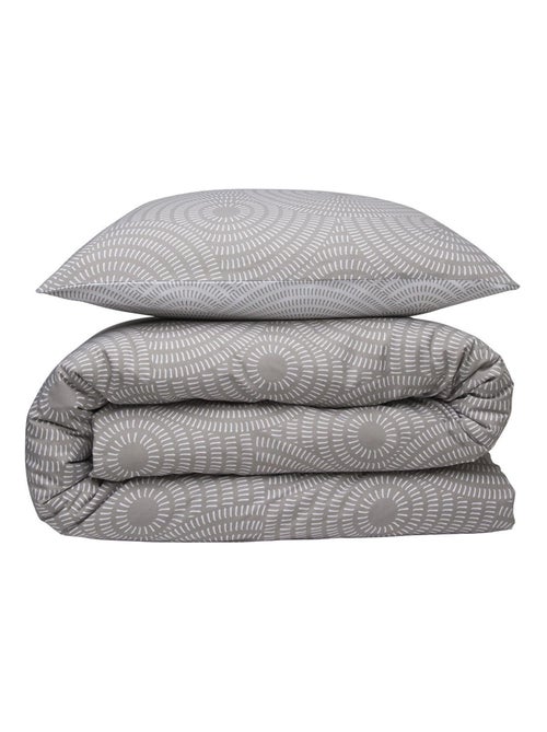 Future Home - Parure de lit 2 personnes en polycoton 57 fils - Kiabi