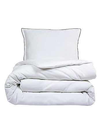 Future Home - Parure de lit 2 personnes en satin de coton unie