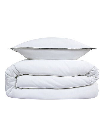 Future Home - Parure de lit 2 personnes en satin de coton unie