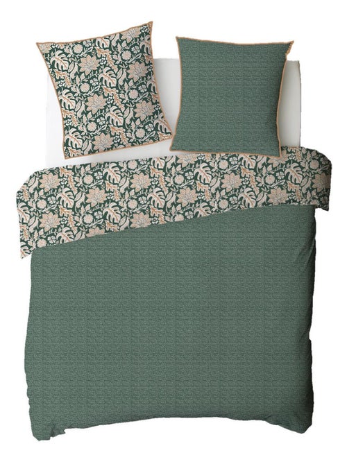 Future Home - Parure de lit 2 personnes floral et pois en coton - Kiabi Future Home - Parure de lit 2 personnes floral et pois en coton - Kiabi