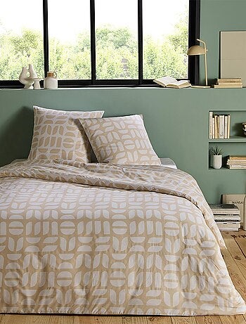 Future Home - Parure de lit 2 personnes géométrique en polycoton
