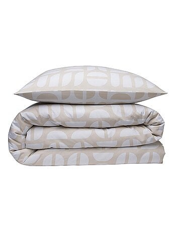 Future Home - Parure de lit 2 personnes géométrique en polycoton