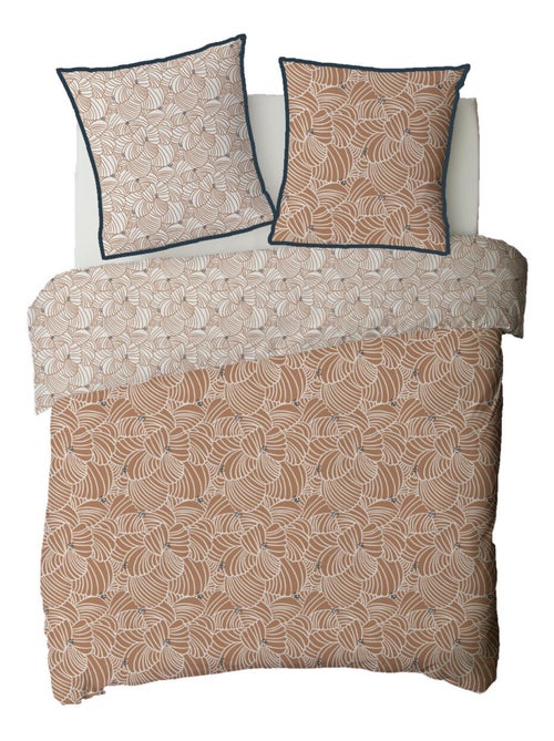 Future Home - Parure de lit 2 personnes graphique floral en coton - Kiabi