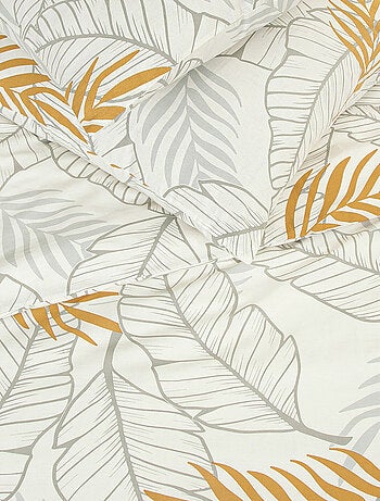 Future Home - Parure de lit 2 personnes imprimé végétal