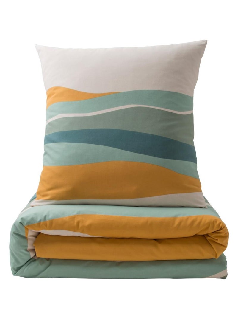 Future Home - Parure de lit 2 personnes paysage r?versible Multicolore - Kiabi