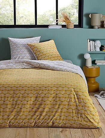 Future Home - Parure de lit 2 personnes réversible en polycoton