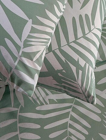 Future Home - Parure de lit 2 personnes tropical en polycoton