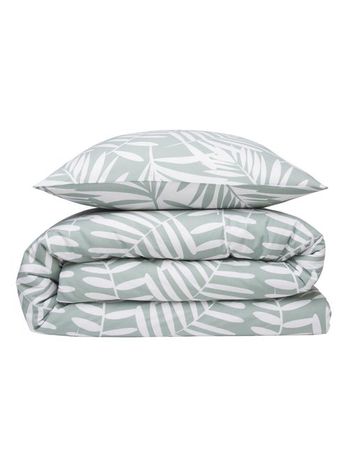 Future Home - Parure de lit 2 personnes tropical en polycoton - Kiabi