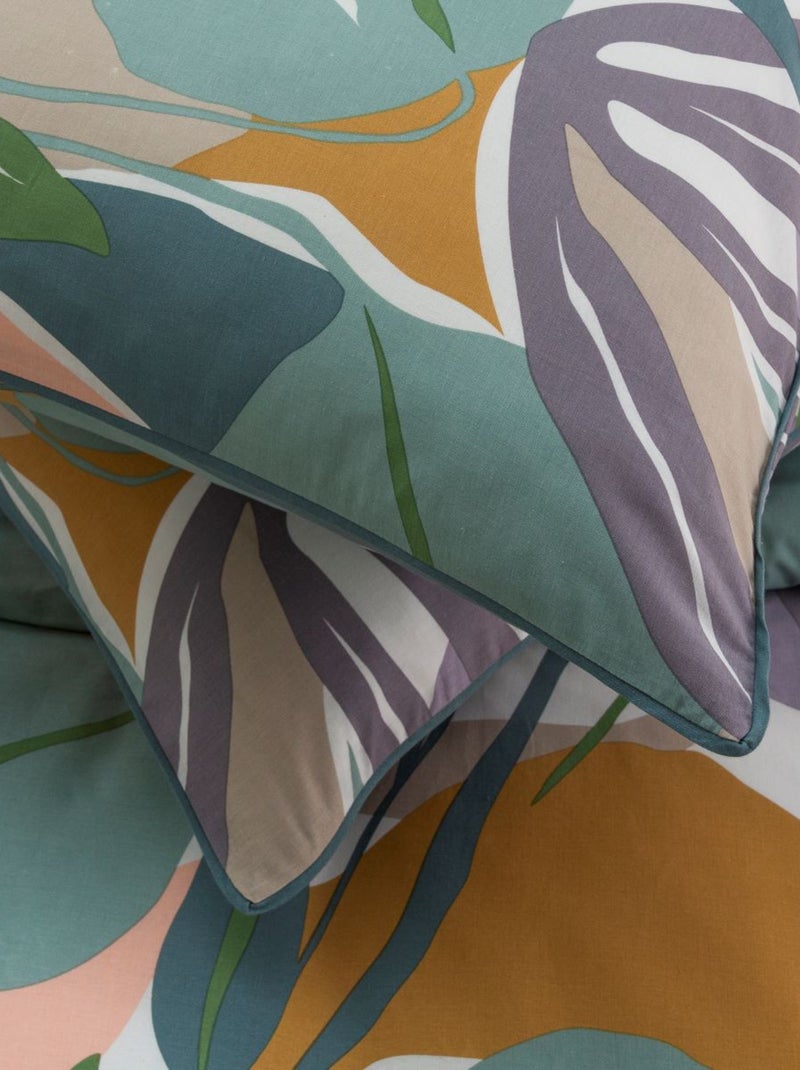 Future Home - Parure de lit 2 personnes végétal réversible unie Multicolore - Kiabi