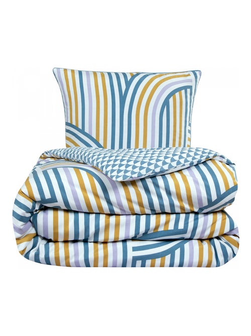 Future Home - Parure de lit double arche en microfibre lavée - Kiabi