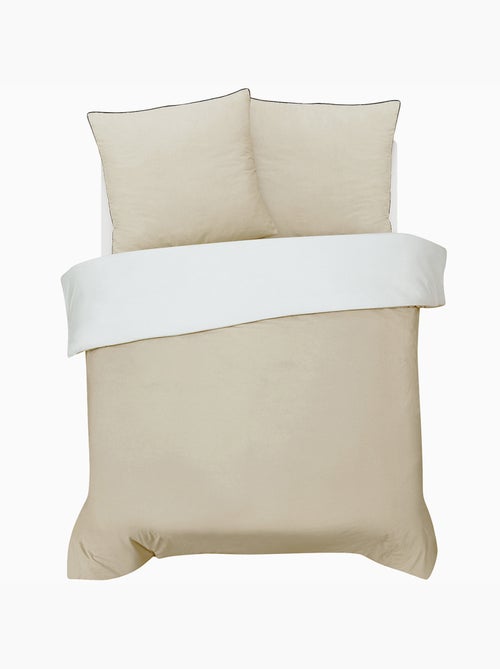 Future Home - Parure de lit double bicolore - Kiabi