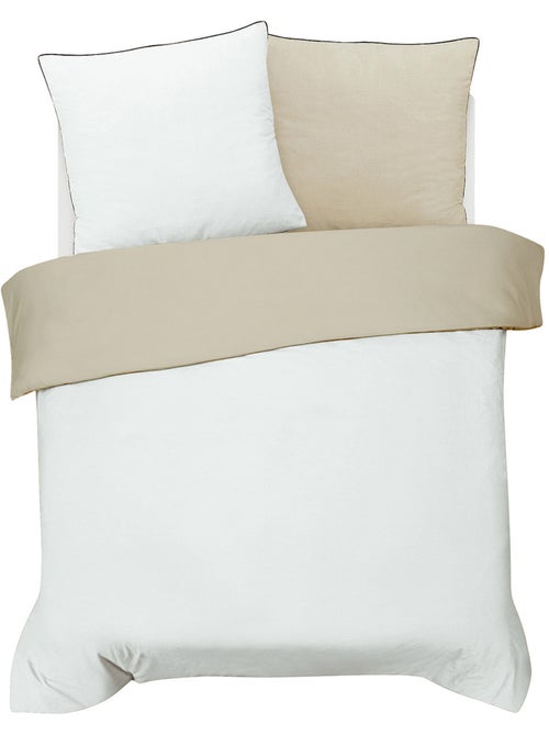 Future Home - Parure de lit double bicolore - Kiabi