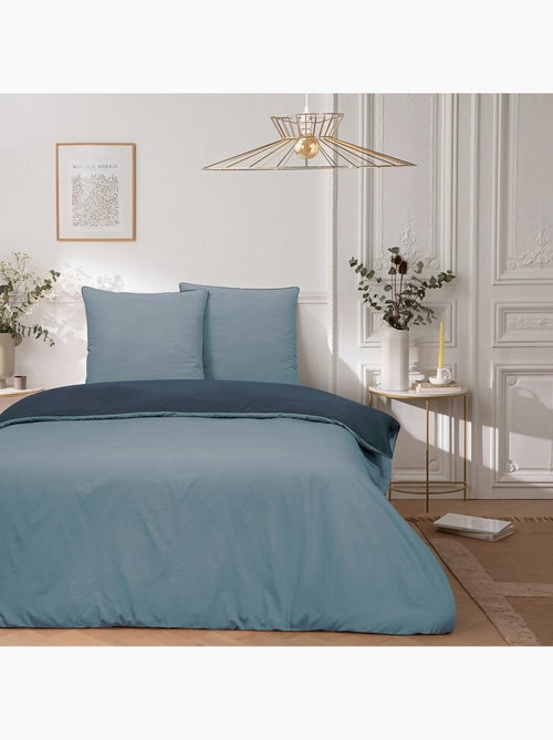 Future Home - Parure de lit double bicolore - Kiabi