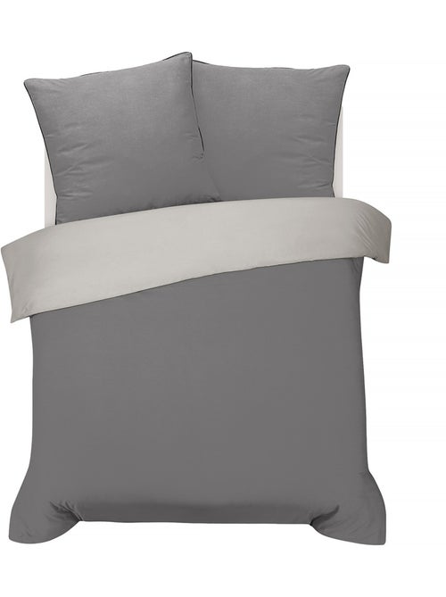 Future Home - Parure de lit double bicolore - Kiabi